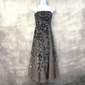 Akira Whimsigoth Evening Gown Size XSmall Fairycore Coquette Burnout Mesh Dainty